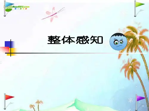 中考语文阅读 现代文整体感知课件