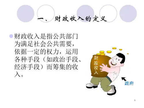 财政学财政收入概述ppt课件