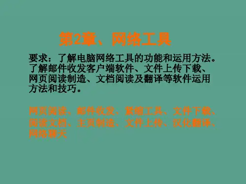 电脑常用工具软件实用教程-ppt课件