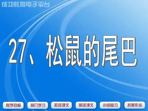 27、松鼠的尾巴