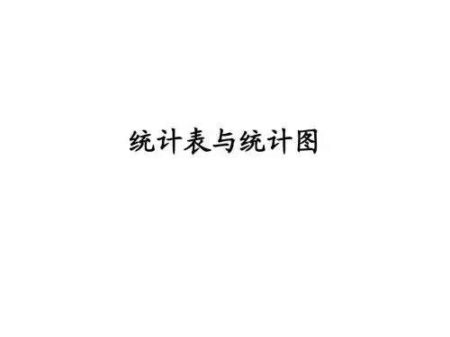 统计表与统计图