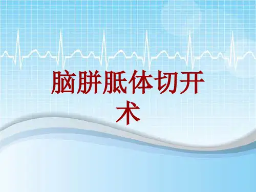 手术讲解模板：脑胼胝体切开术