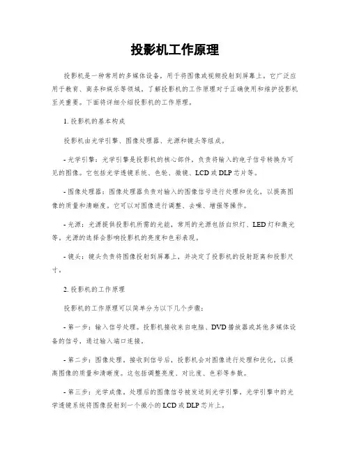 投影机工作原理