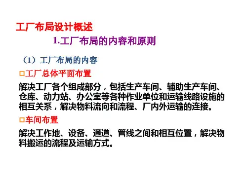 精选理论讲解生产设施布置与设计