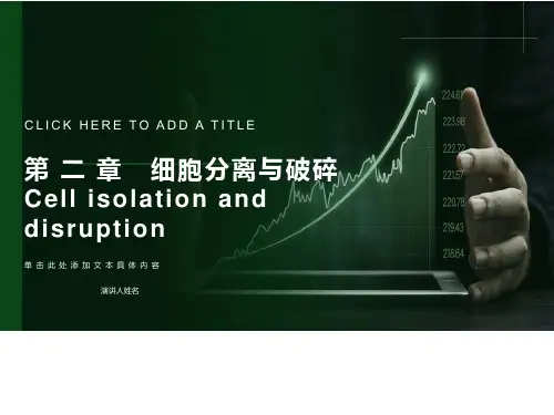 细胞的分离和破碎