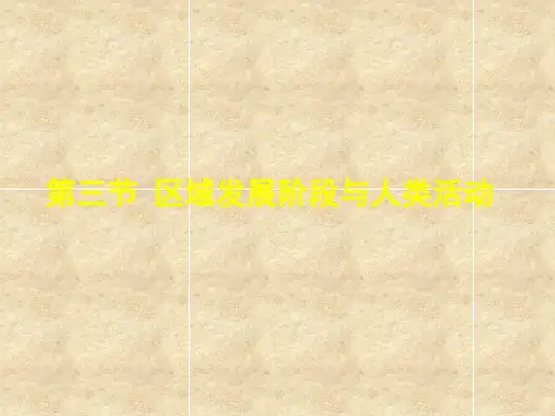 区域发展阶段与人类活动 PPT课件 鲁教版