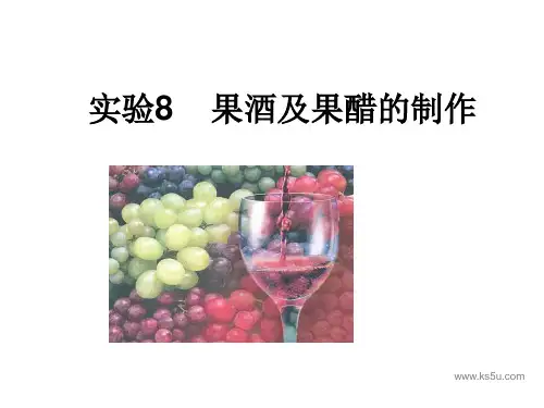 高二生物果酒及果醋的制作