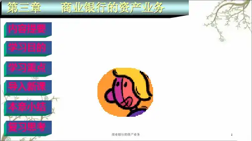 商业银行的资产业务课件