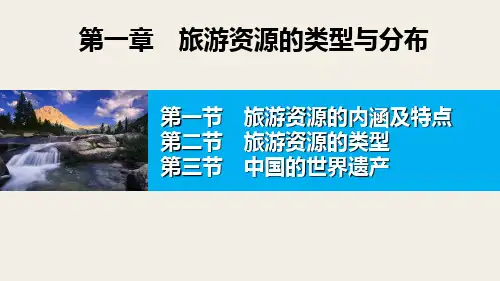高中地理课件-1 旅游资源的类型与分布