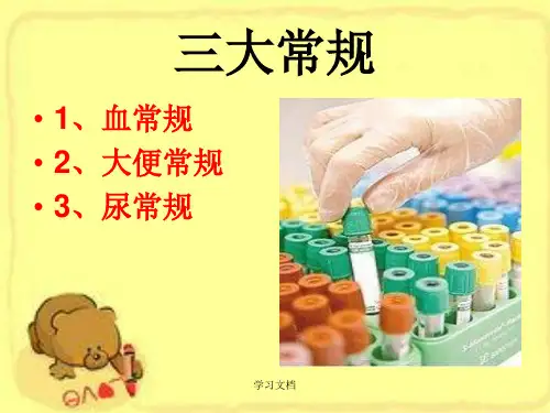 三大常规专题课件