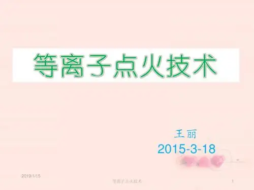 等离子点火技术