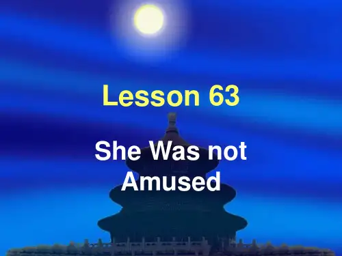 新概念英语第二册lesson_63分析解析