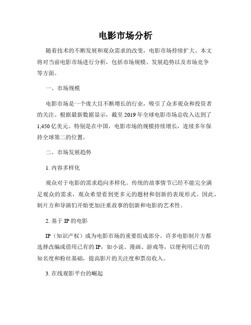 电影市场分析