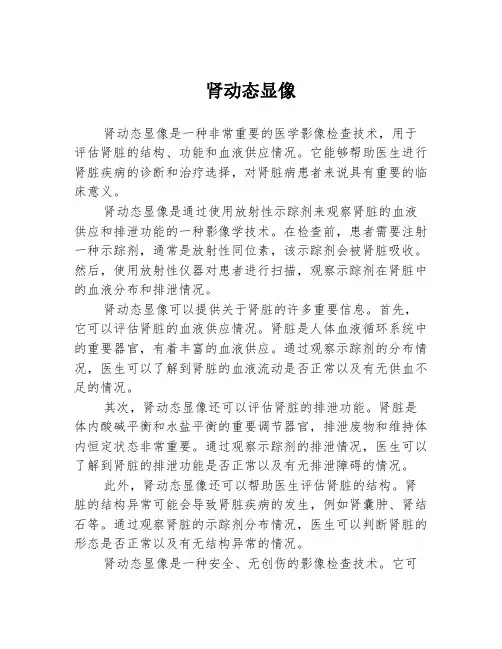 肾动态显像