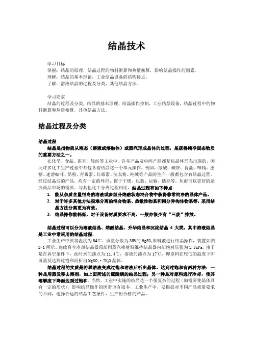 结晶技术