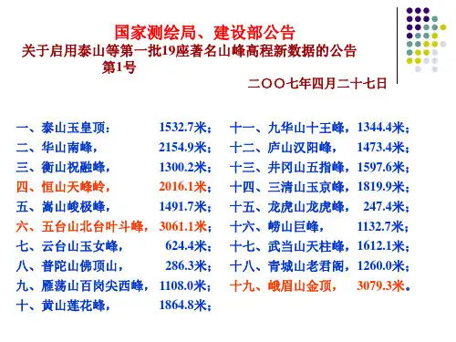 水准测量