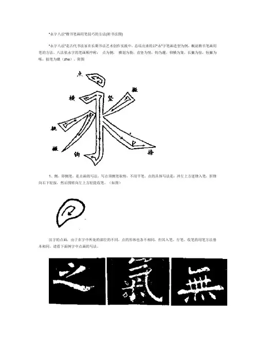 永字八法