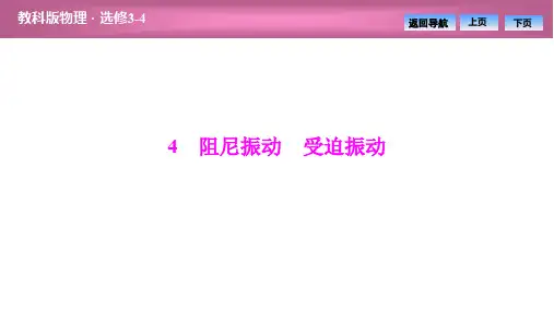 阻尼振动受迫振动ppt课件