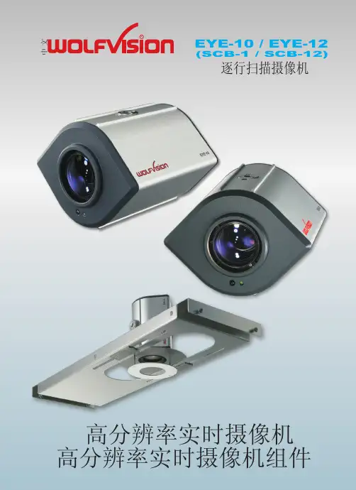 WOLFVISION EYE-10 12(SCB-1 SCB-12)逐行扫描摄像机 说明书