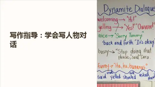 写作指导：学会写人物对话课件(26页)