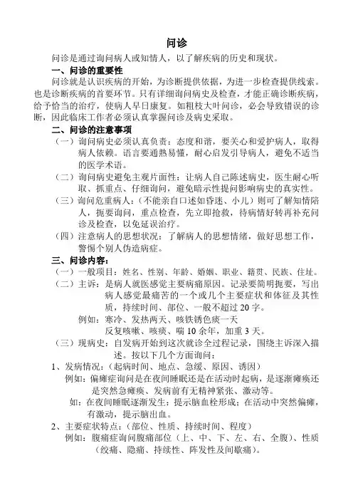 问诊