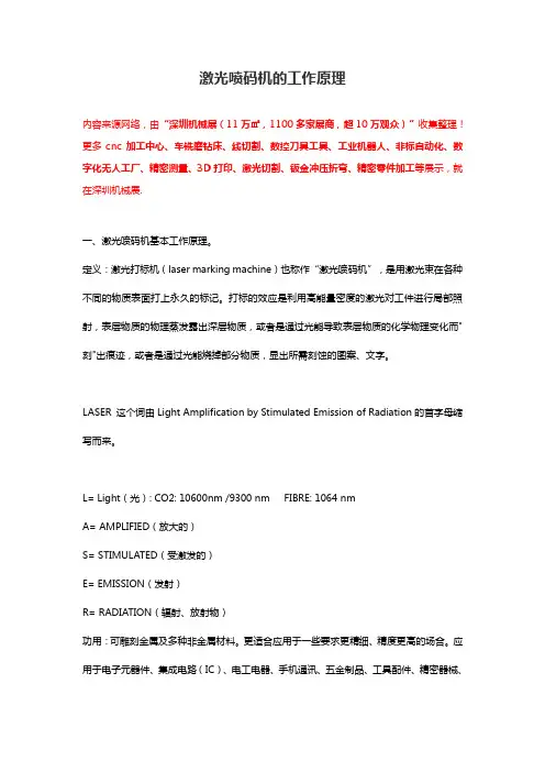 激光喷码机的工作原理【详述】