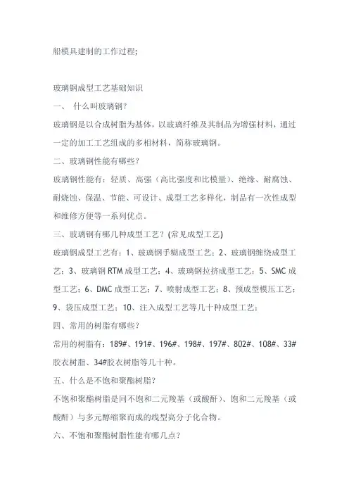 玻璃钢游艇制作工艺