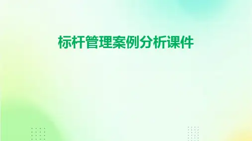标杆管理案例分析课件