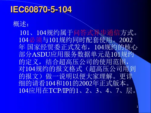 IEC60870-5-104规约