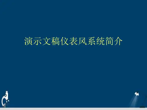 演示文稿仪表风系统简介