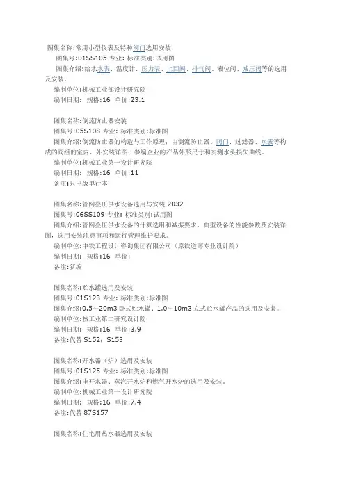 图集名称