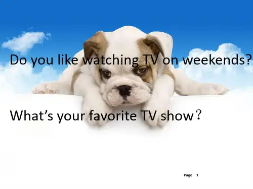 Unit5_Do_you_want_to_watch_a_game_show sectionA第一课时PPT课件