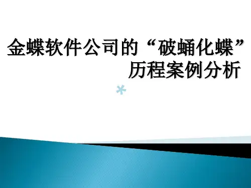 金蝶案例分析