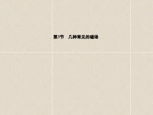 高中物理 第3章 第3节 几种常见的磁场课件 