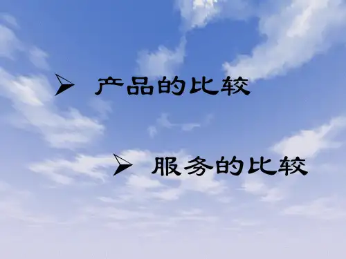 保险行业同业比较PPT