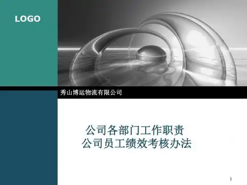 公司绩效考核体系ppt课件