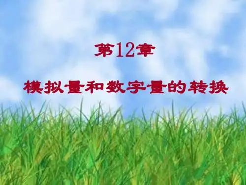 12模拟量和数字量的转换.
