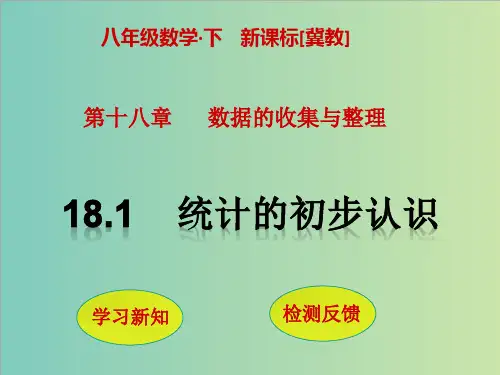 18.1 统计的初步认识