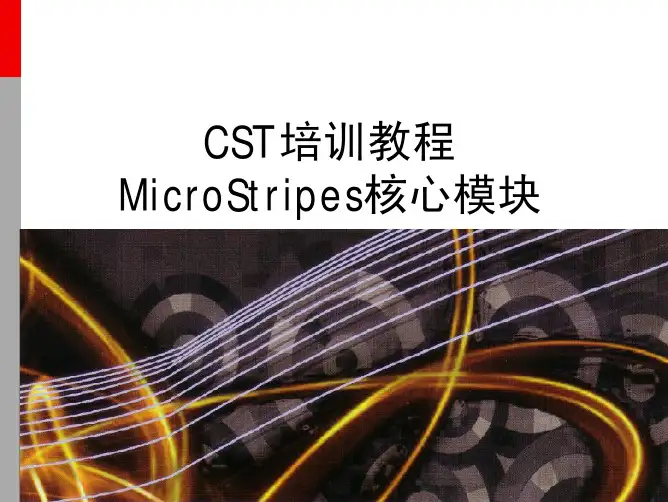 CST MS2010 L3 有关激励、线缆和电路元件