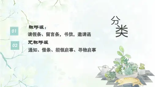 小学生之---应用文写作