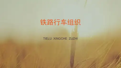 铁路行车组织2017年项目二(二)