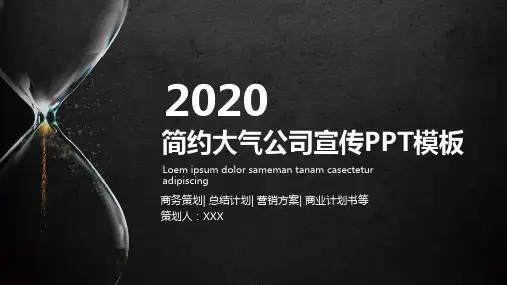 简约大气企业宣传公司简介PPT模板31