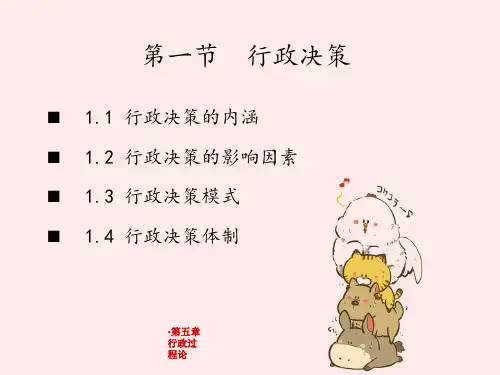 第五章行政过程论