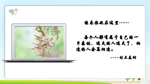 高中语文第一课课件 (共44张)