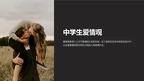 主题班会-中学生爱情观