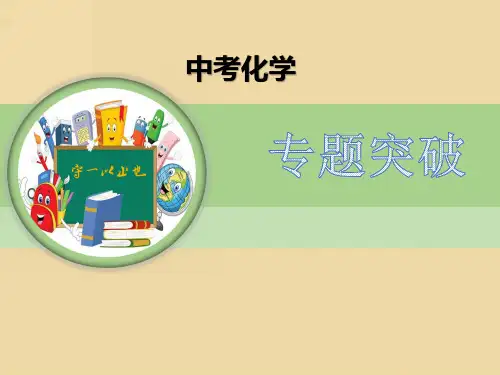 中考化学专题突破-常见气体的制取、净化与干燥