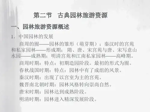 古典园林旅游资源