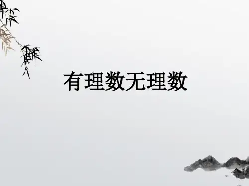 《有理数与无理数》PPT课件 (公开课获奖)2022年苏科版 (8)