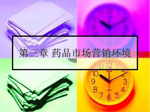第三章 药品市场营销环境