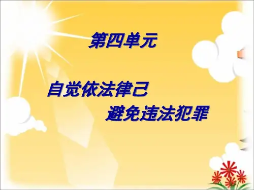 第九课 预防一般违法行为课件